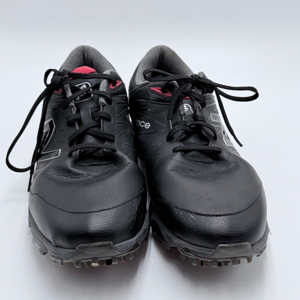 New Balance NBG2005 Minimus Waterproof Golf Shoes Mens 13 2E Black Red Spiked
